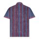 thumbnail image 4 of Blusa y camisa de manga corta con cuello vuelto para hombre, informal, de color liso, a rayas, con botones y estampado, blusa para hombre, 4 of 4