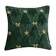 thumbnail image 2 of Cojín Decorativo con Árbol de Navidad y Copos de Nieve | Cojín Suave de Poliéster Verde | 45X45Cm | Decoración Festiva para El Salón | 1 Cojín, 2 of 6