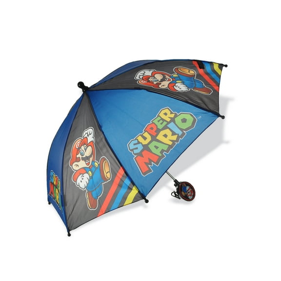 Super Mario Boys' Umbrella - royal blue, one size