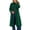 Green, variant on Corduroy Jacket for Women, Long Sleeve Lapel Button Down Longline Duster Coat with Side Pockets, Elegant Fall Outerwear Jacket S-2XL