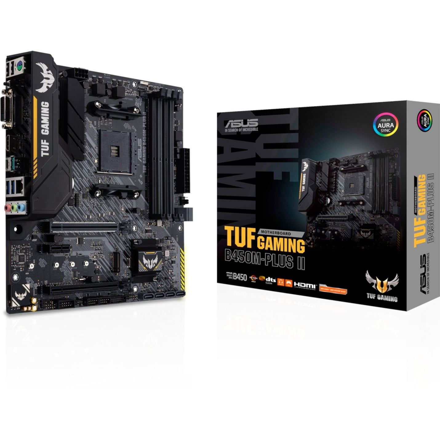 TUF GAMING B450M-PLUS II Desktop Motherboard - AMD Chipset - Socket AM4 -  Micro ATX - Walmart.com