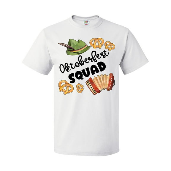 Inktastic Oktoberfest Squad Hat, Accordion, Pretzels T-Shirt