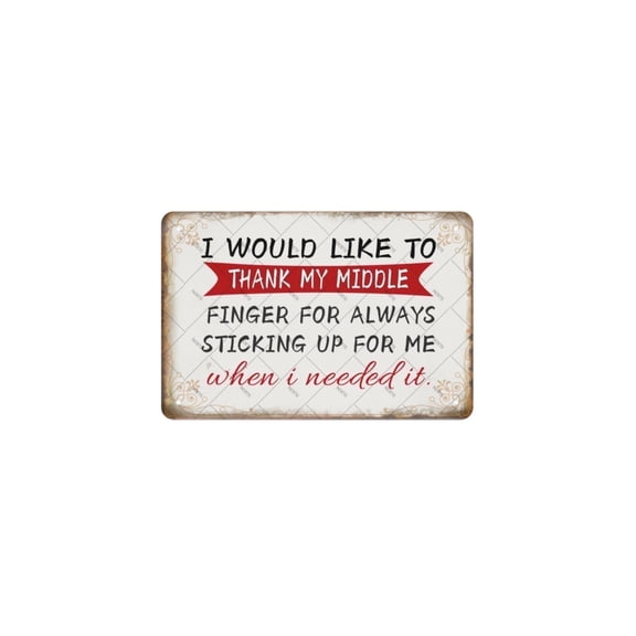 Vintage Metal Tin Signs by Noete 8x12 Inch Funny Wall Art for Home, Bar & Farmhouse Decor Rustic Picture for Indoor & Outdoor