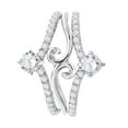 thumbnail image 2 of Aonejewelry 0.75 Ct. Diamond Exotic Engagement Wedding Ring In 10K Solid White Gold, 2 of 4