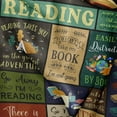 thumbnail image 2 of Xchearser Book Lovers Gifts, Gifts For Readers, Reading Blanket 50"X60", Bookish Gifts, Book Gifts, Book Club Gifts, Book Reader Gifts, Librarian/Bookworm/Literary Gifts For Book Lovers, Reading Gifts, 2 of 6