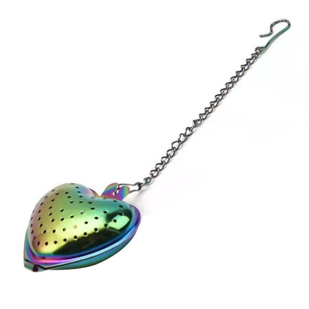 

YUNx Tea Strainer Heart Shape Rust-free 304 Stainless Steel Rapid-penetration Tea Infuser for Mug