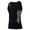 Black, variant on Mens Fashion Casual Tight Sports Fitness Elastic Sleeveless Vest Mens Top Undershirt T Shirt for Man, Size M