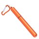 thumbnail image 5 of Kit de cepillo de limpieza de pajitas reutilizables retráctiles de acero inoxidable portátil para picnic naranja, 5 of 12
