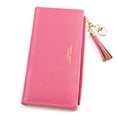 thumbnail image 1 of Tarjetero Wallet Valentoria para mujer, largo y delgado, con cremallera, 1 of 6