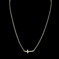 thumbnail image 4 of justharion Gold Cross Charm Bikini Belly Waist Lower Back Link Body Chain, 4 of 6