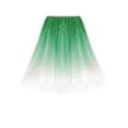 thumbnail image 5 of Girls Dress Green Lace Tulle Gradient Skirt Shiny Star Sleeveless 8 Years, 5 of 6