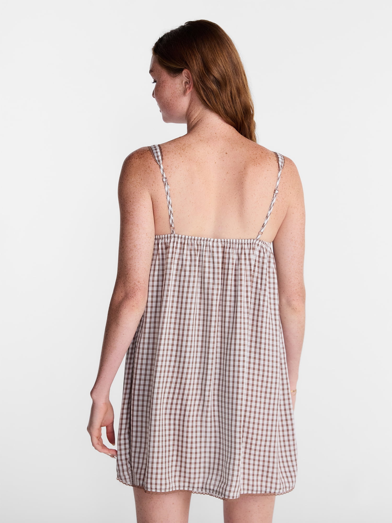 No Boundaries Woven Sleep Dress, Women's XXS-XXL