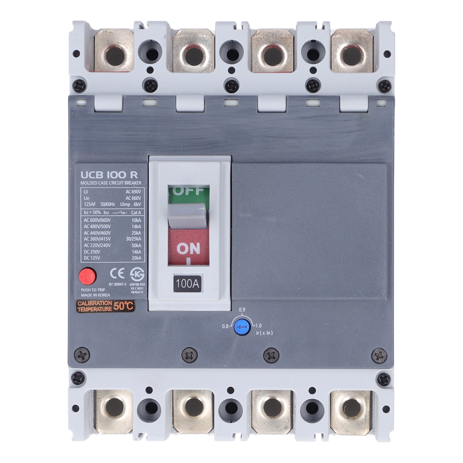 Fugacal MCCB Circuit Breaker,4P Circuit Breaker Battery Protection