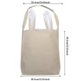 Easter Basket Tote Easter Bunny Bags With Handle Rabbit Easter