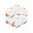 thumbnail image 7 of 13 Inch Round Placemats Set of 6, Thanksgiving Fall Non Slip Heat Insulation PP Table Mats, Blue White Orange Pumpkin Eucalyptus Washable Place Mats for Kitchen Dining Party Table Decor, 7 of 7