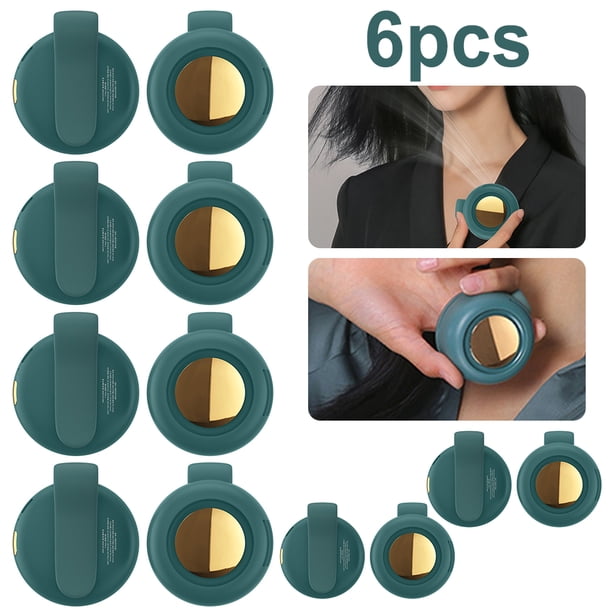 DQrwqpou Ventilador Cintura Ventiladores Clip Cintura Cómodos Accesorios para Exteriores (verde)