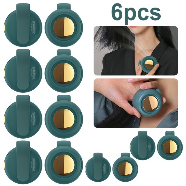 Abanico Cintura Cómodo Ventiladores Con Clip para Accesorios Exteriores () Verde