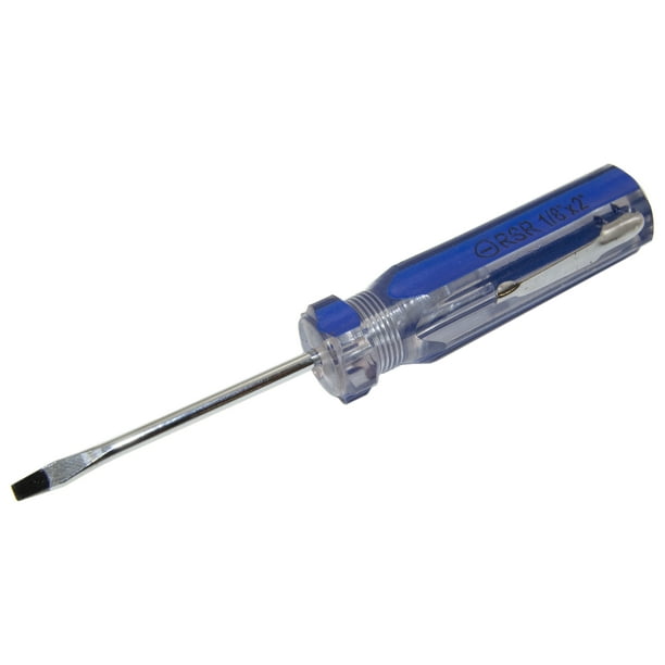 Slotted Pocket Screwdriver 1/8" with Clip