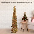 thumbnail image 3 of Foldable Xmas Tree, 4.9ft PET Artificial Xmas Tree for Holiday Decoration  Feel Quick Assembly Fade Resistant Customizable, 3 of 7