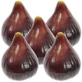 thumbnail image 1 of 5pcs Simulación Adornos de frutas Modelos decorativos de higuera creativa juguetes (color aleatorio), 1 of 6