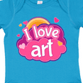 thumbnail image 4 of Inktastic Artist I Love Art Girls Baby Bodysuit, 4 of 5