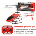 thumbnail image 3 of Dron Helicóptero Recargable Con Control Remoto Rojo/Blanco, 3 of 5