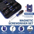 thumbnail image 4 of Juego de destornilladores magnéticos WORKPRO de 10 piezas con funda y magnetizador, 4 of 8
