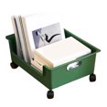 thumbnail image 4 of Boîte de Rangement en Plastique pour Livres, Design à Roulettes, Bacs d'Organisation pour Classe, Jaune, Vert Foncé, Vert Clair, Blanc, 4 of 8