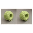 thumbnail image 4 of Naiovety Cuerdas de cinta de arpillera retorcidas para banquete de boda Cuerdas de hilo de coser Cuerdas de embalaje portátiles DIY Verde claro 2piezas, 4 of 5