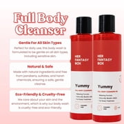 Her Fantasy Box Yummy | Refresh | Two Pack Wash – Gentle, Moisturizing & Nourishing Feminine Hygiene Duo for Daily Freshness, Odor Control & Skin Care (8 oz Each)