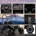 thumbnail image 4 of 2 Seater Ride on Car w/Sun Shade, Kids Electric Vehicles w/Remote Control, 24V 7AH Off-Road Electric Truck, UTV with LED Lights, Music Player for 3+ Kids, 4 of 7