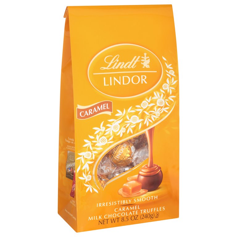 Milk Chocolate Salted Caramel LINDOR Truffles 800-pc Case (353 oz)