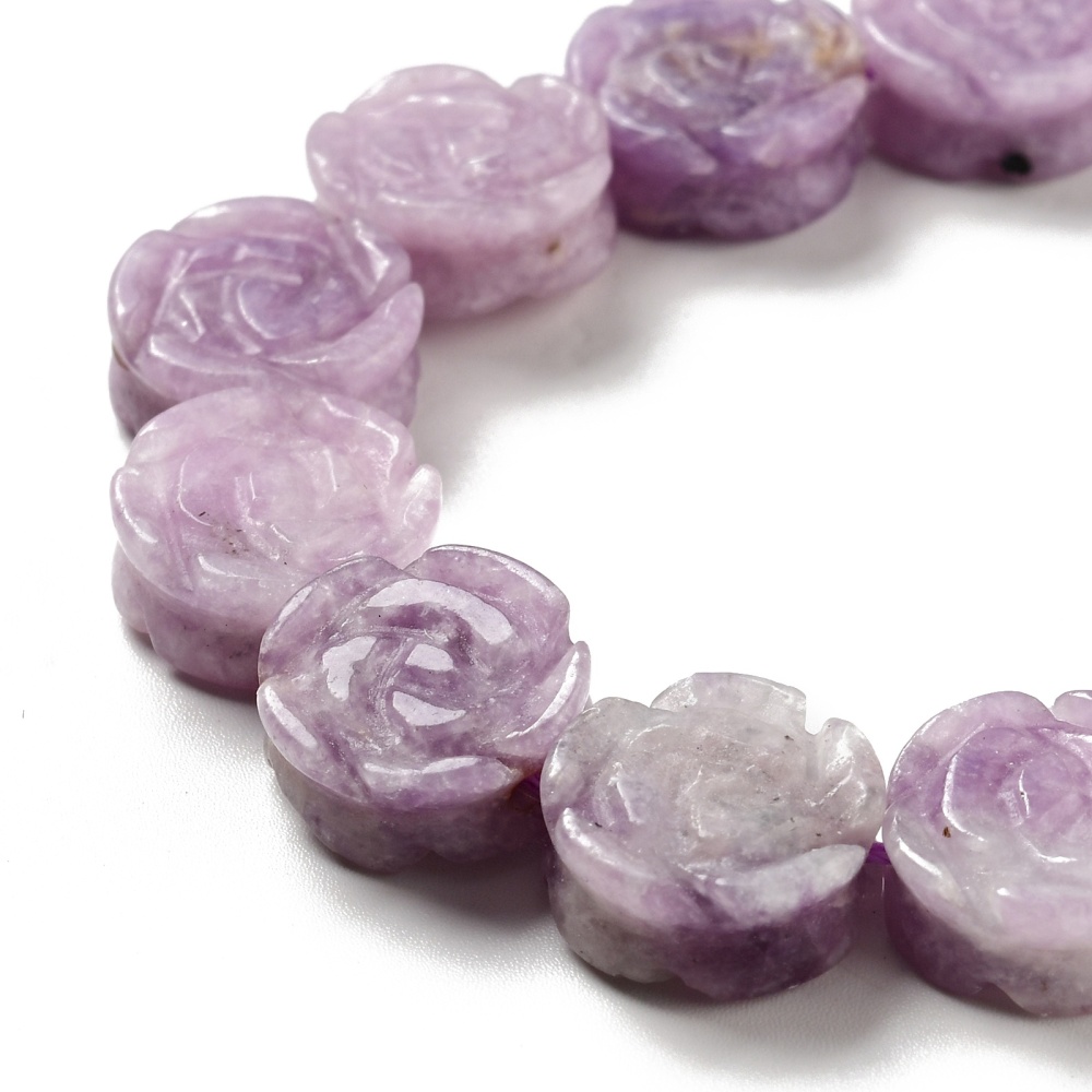 Natural Phosphosiderite Beads Strands Rose 14x7.5~8mm Hole: 1.2mm about 28~29pcs/strand 15.16''(38.5~41.5cm) Phosphosiderite
