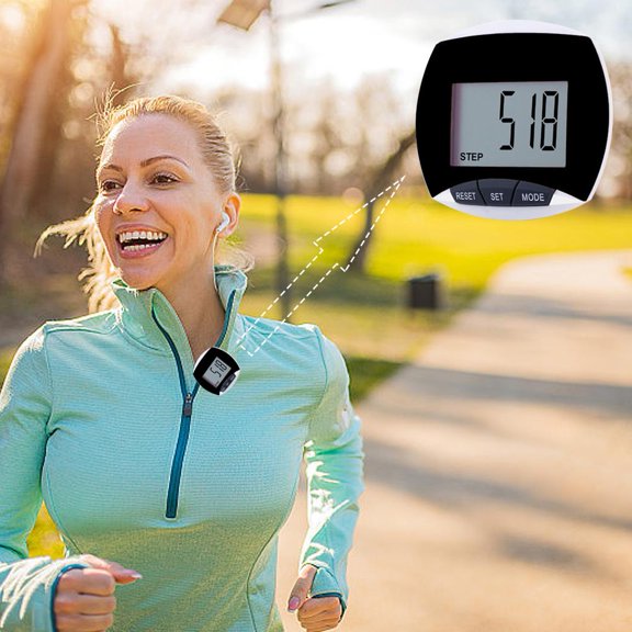 FurNest Pedometer For Walking Accurate Step Counter Multifunctional on Simple