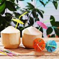 thumbnail image 5 of 150 Pcs Pailles Colorées pour Décoration de Cocktail, 5 of 5
