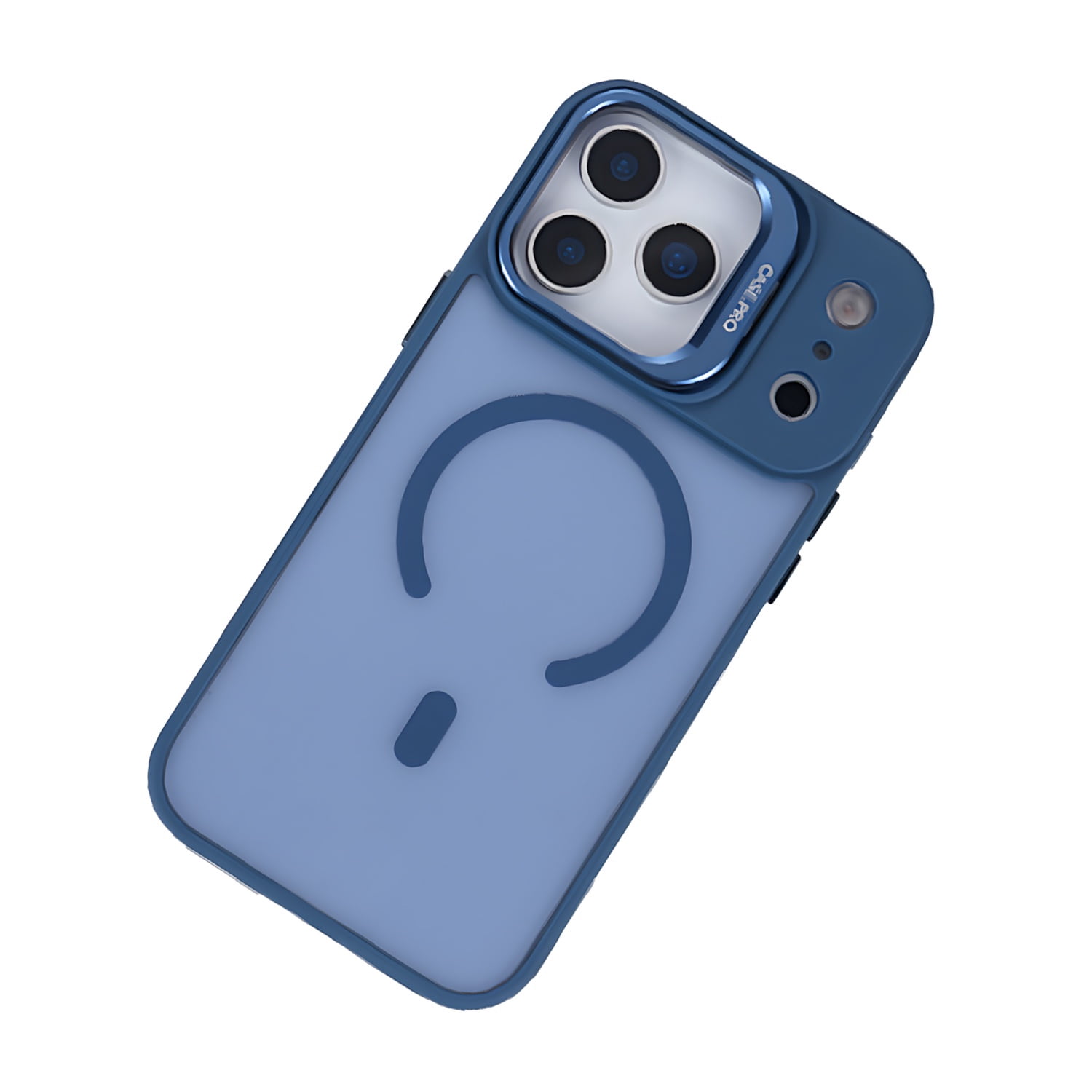 Durable MagSafe Camera Stand Case for iPhone 17 Pro Max - Dark Blue