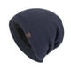thumbnail image 1 of Sombreros de lana de punto cálidos para hombre con felpa de invierno, gorro grueso y recortado, gorro de exterior para hombre, gorro de poliéster para hombre., 1 of 4