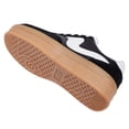 thumbnail image 5 of LUCKY STEP Womens Platform Fashion Sneakers Thick Sole Suede Faux Leather Casual Shoes,Black&White, 5 of 6
