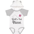 thumbnail image 3 of Inktastic Worlds Best Niece Girls Baby Bodysuit, 3 of 5