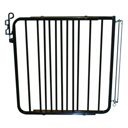 Cardinal Gates Auto-Lock Baby & Pet Indoor Adjustable Aluminum Safety Gate MG15 – Black