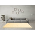 thumbnail image 3 of Ahgly Company Indoor Square Solid Brown Modern Area Rugs, 3' Square, 3 of 4