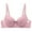 Pink PK34, variant on Women Bra Womens Underwear Gathered No Underwire Bras Solid Color Fashion Thin Brassiere Loose Casual Wear Pink 38