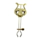 thumbnail image 2 of Accesorio de abrazadera para instrumento de lira de marcha para clarinete que reemplaza a la música profesional Oro blanco, 2 of 9