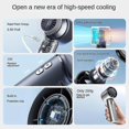 thumbnail image 4 of Portable USB Rechargeable Handheld Mini Turbo Fan - High-Speed, Digital Display, 4 of 5