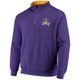 thumbnail image 2 of Men's Colosseum Purple ECU Pirates Tortugas Logo Quarter-Zip Jacket, 2 of 4