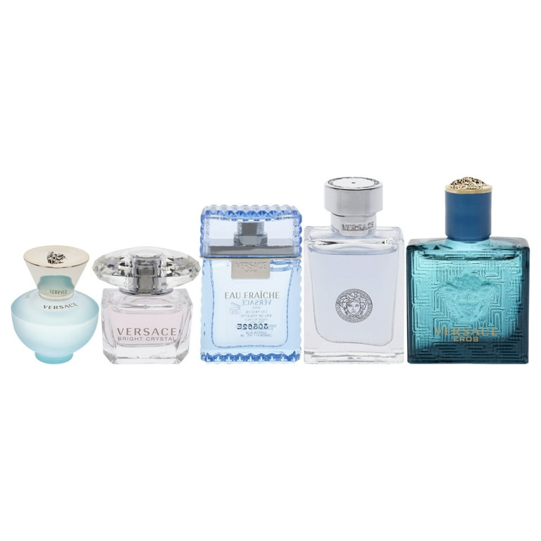 Versace Perfume Miniatures Collection, 5 Pc Mini Gift Set