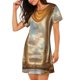 thumbnail image 2 of Disketp Golden Drapes Pillars Clouds para Camisón Corto de Manga Corta para Mujeres, Camisón Cómodo con Escote Redondo, Bonito y Confortable, 2 of 6