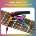 thumbnail image 3 of Homoyoyo 1 Set of Simple Design Multi-functional Capo for Acoustic Guitar with Quick Release, 3 of 8