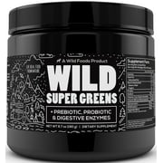 Wild Foods Organic Super Greens, For Men & Women - 6.7oz