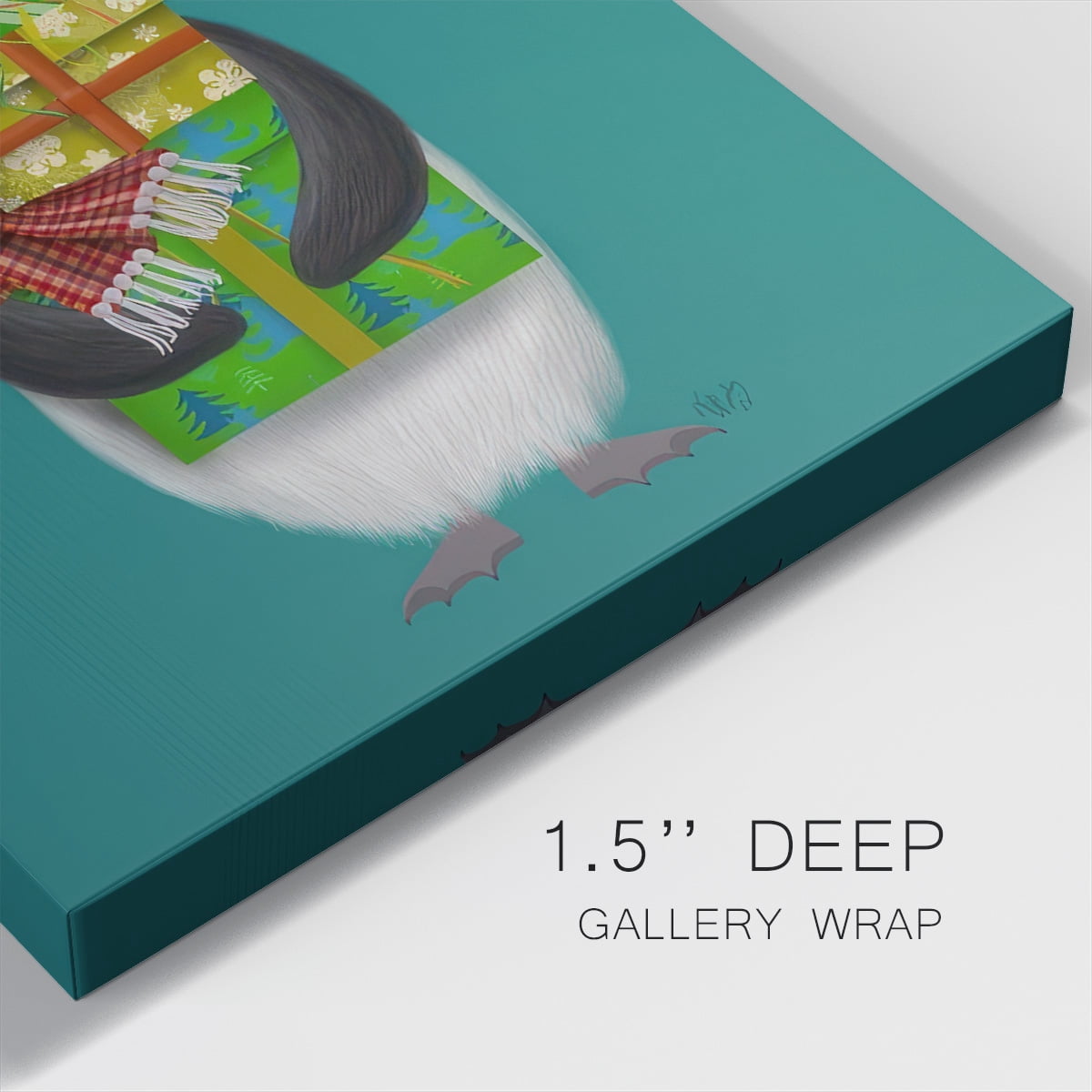 Christmas Penguin Gifts- Gallery Wrapped Canvas